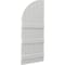 Ekena Millwork Americraft 6-Board (3 Batten) Wood Joined Board-n-Batten Shutters w/ Arch Top, ARW401BQ621X77STH, PR ARW401BQ621X77STH - alternate 3